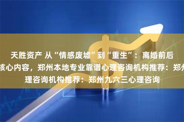 天胜资产 从“情感废墟”到“重生”：离婚前后心理咨询的10个核心内容，郑州本地专业靠谱心理咨询机构推荐：郑州九六三心理咨询