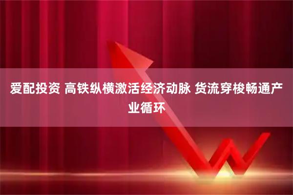 爱配投资 高铁纵横激活经济动脉 货流穿梭畅通产业循环
